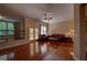 Upstairs living room showcasing hardwood floors, a ceiling fan, and natural light, enhancing the home's appeal at 1622 Rivergreen Se Bnd # 26, Atlanta, GA 30339