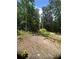 Gravel driveway is surrounded by mature trees and landscaping leading to the property at 6394 Shore Dr, Douglasville, GA 30135