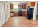 A spacious kitchen features stainless steel appliances and ample cabinet space for convenient storage at 2268 Sparrow Ridge Ne Dr, Marietta, GA 30066