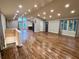 Spacious living room with hardwood floors, recessed lighting, and natural light at 2268 Sparrow Ridge Ne Dr, Marietta, GA 30066