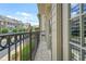 Balcony with black metal railing and tile flooring, offering outdoor space at 1165 Laurel Se Pl, Smyrna, GA 30080