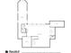 Detailed basement floorplan shows layout of living and storage spaces at 833 Hines Rd, Moreland, GA 30259