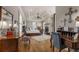 Spacious bedroom boasts a fireplace, tray ceiling, and hardwood floors; a writer's paradise at 833 Hines Rd, Moreland, GA 30259