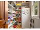 Pantry features an array of shelving and storage at 833 Hines Rd, Moreland, GA 30259