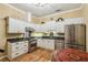 Modern kitchen with stainless steel appliances, granite countertops, and white cabinets at 685 Argonne Ne Ave # 15, Atlanta, GA 30308