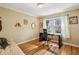 Bright home office with a large window, hardwood floors, and neutral walls at 685 Argonne Ne Ave # 15, Atlanta, GA 30308