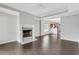 Spacious living room features hardwood floors, a fireplace, and plenty of natural light at 2005 Chicago Nw Ave, Atlanta, GA 30314