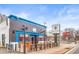 Blu Cantina restaurant with outdoor patio seating and vibrant street view at 490 Hammons Way, Atlanta, GA 30315