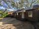 Rear exterior view of the brick home with a small porch and access to the backyard at 2904 Glenwood Se Ave, Atlanta, GA 30317