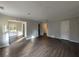 Spacious living room features stylish hardwood floors, neutral paint, and plenty of room at 2904 Glenwood Se Ave, Atlanta, GA 30317