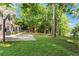 Large grassy backyard with basketball court at 4961 Thornwood Nw Trce, Acworth, GA 30102