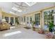 Bright sunroom with multiple windows and skylights, ideal for relaxation and enjoying natural light at 4961 Thornwood Nw Trce, Acworth, GA 30102