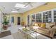 Bright sunroom with multiple windows and skylights, ideal for relaxation and enjoying natural light at 4961 Thornwood Nw Trce, Acworth, GA 30102