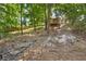 Spacious backyard with mature trees offers shade and privacy for outdoor activities and relaxation at 29 Sedgefield Overlook, Dallas, GA 30157