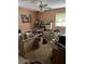 Cluttered home office space, plenty of storage options and natural light at 3090 Alberta Dr, Marietta, GA 30062