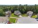 Aerial view of homes and cul-de-sac showing landscaping, curb appeal, and neighborhood layout at 3405 Summer Brooke Way, Union City, GA 30291