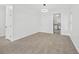 Bright dining area with tile flooring, white walls, and modern light fixture at 3405 Summer Brooke Way, Union City, GA 30291