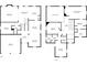 Detailed floor plan showing layout of rooms, dimensions, and overall design for prospective home buyers at 3405 Summer Brooke Way, Union City, GA 30291