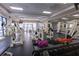 Community gym featuring weight machines and free weights at 1280 W Peachtree Nw St # 4003, Atlanta, GA 30309
