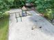Community playground with slides, see-saws and picnic area at 10535 Willow Meadow Cir, Alpharetta, GA 30022