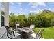 Cozy patio area with comfortable seating around a fire pit, offering a relaxing outdoor space at 2140 Hurt Sw Rd, Marietta, GA 30008