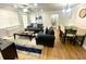 Cozy living room with modern furnishings and decor, featuring a ceiling fan and wooden flooring at 300 Peachtree Ne St # 11I, Atlanta, GA 30308
