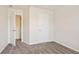 Bedroom with neutral carpeting and freshly painted walls, showcasing a clean and simple design at 405 Blue Sky Circle Cir, Acworth, GA 30102
