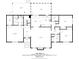Detailed floor plan showcasing the layout of the home, including living spaces, bedrooms, and bathrooms at 1252 Grist Mill Dr, Acworth, GA 30101