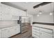 Beautiful kitchen with white cabinets, granite countertops, and stainless steel appliances at 1252 Grist Mill Dr, Acworth, GA 30101