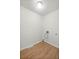 Empty laundry room with vinyl flooring, utility hookups and plenty of space at 1252 Grist Mill Dr, Acworth, GA 30101