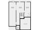 Basement floor plan showing unfinished basement space with potential for additional living area at 619 Catesby Ter, Dacula, GA 30019