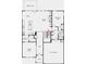 First floor plan featuring a foyer, formal dining, kitchen, great room, bedroom suite, bath, and 2-car garage at 619 Catesby Ter, Dacula, GA 30019