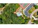 Aerial view of a pool and tennis courts within a community at 6236 Millstone Trl, Douglasville, GA 30135