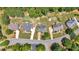 Aerial shot showcasing surrounding properties at 6236 Millstone Trl, Douglasville, GA 30135