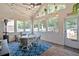 Cozy sunroom with lots of natural light, ideal for relaxing at 6236 Millstone Trl, Douglasville, GA 30135