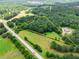 Aerial view of expansive property line with lush trees and large grassy area at 2071 Habersham Cir, Covington, GA 30014