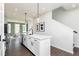 Modern kitchen with island, stainless steel appliances and sleek white countertops at 2682 Brookview Nw Ln, Atlanta, GA 30318