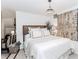 Bright bedroom with plush bedding and unique wall art at 706 Powder Springs Se St, Smyrna, GA 30080