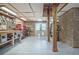 Spacious basement workshop with ample storage and work space with durable tile flooring at 522 Golfview Dr, Peachtree City, GA 30269