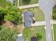 Well-manicured property features a traditional home, a long driveway and lush greenery at 2019 Aldbury Ln, Woodstock, GA 30189