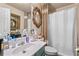 This bathroom has a single sink and a shower/tub combination at 2030 Buford Dam Rd, Buford, GA 30518