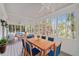 Large screened porch featuring multiple seating areas and a dining table to enjoy the outdoors at 5500 Mccoy Nw Rd, Acworth, GA 30101