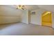 Large, carpeted bonus room with ceiling fan and an in-wall A/C unit at 1216 Valley Dr, Conyers, GA 30012