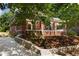Charming brick home featuring a blue front door, landscaped yard, and inviting curb appeal at 19 Wyman Se St, Atlanta, GA 30317
