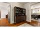 Living room with hardwood floors, bar and dining room at 19 Wyman Se St, Atlanta, GA 30317