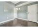 Simple room features hardwood floors, a closet, light fixture and front door at 502 Pryor Sw St # 6, Atlanta, GA 30312