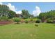 Expansive backyard with lush greenery and mature trees, offering a serene and private outdoor space for relaxation and recreation at 852 Van Briggle Path, Sugar Hill, GA 30518