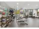 Well-equipped gym featuring weights, machines, and mirrored walls for a complete workout at 2828 Peachtree Nw Rd # 1502, Atlanta, GA 30305