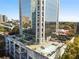 Exterior shot showcasing the rooftop pool and sun deck, a unique amenity of the high-rise at 2828 Peachtree Nw Rd # 1502, Atlanta, GA 30305
