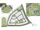 Community map featuring amenities, gardens, activity green and pickleball courts at 400 Vinca Nw Cir, Kennesaw, GA 30144